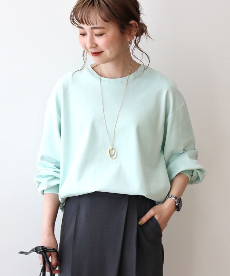 AMERICAN HOLIC「【WEB限定】袖ボリュームカットプルオーバー」|Tシャツ・カットソー|Green