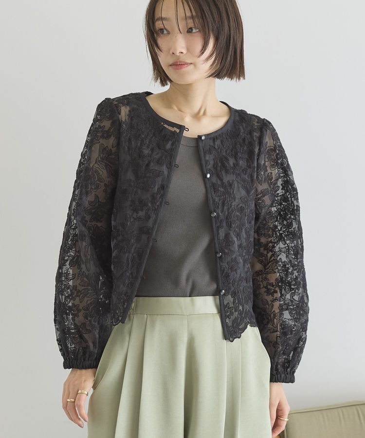 AMERICAN HOLIC「【前後2WAY】シアーレースブラウス」|シャツ・ブラウス|