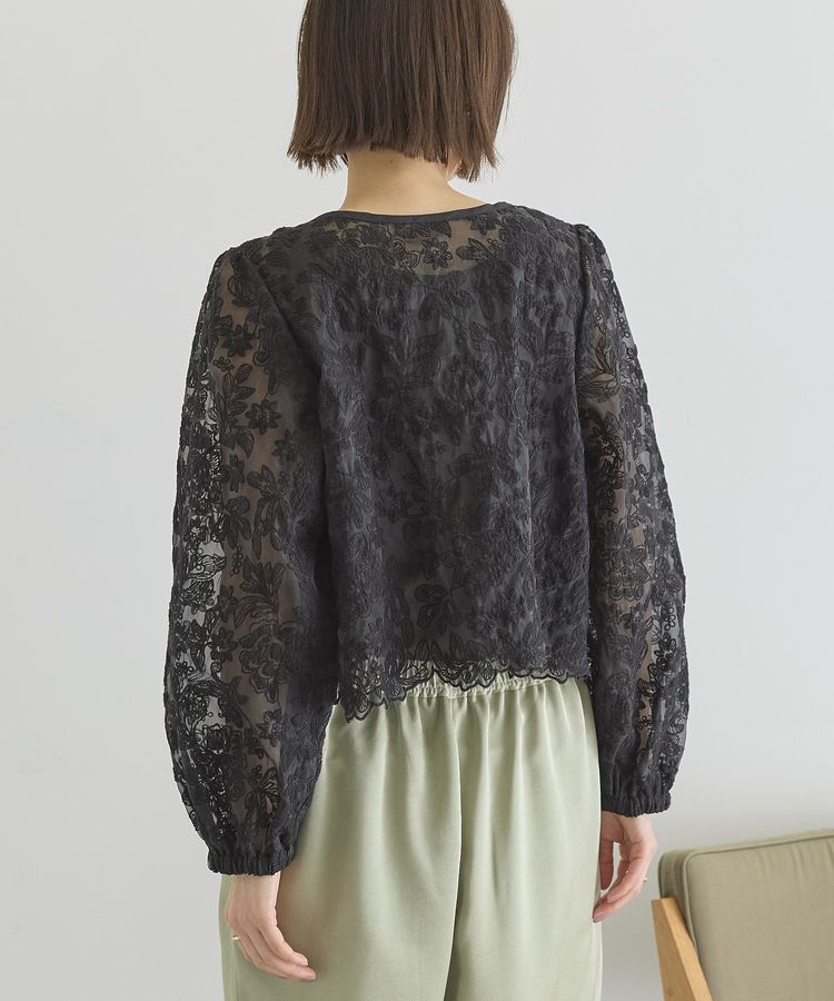 AMERICAN HOLIC「【前後2WAY】シアーレースブラウス」|シャツ・ブラウス|