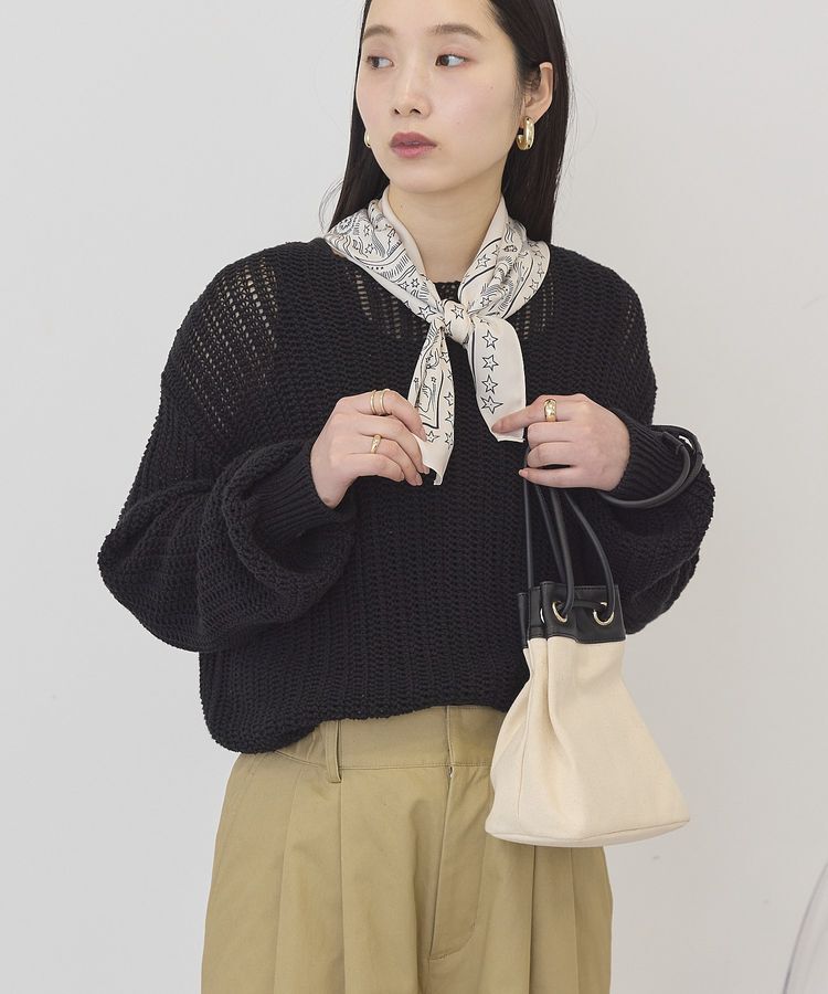 AMERICAN HOLIC「ルーズニットプルオーバー」|ニット・セーター|Black