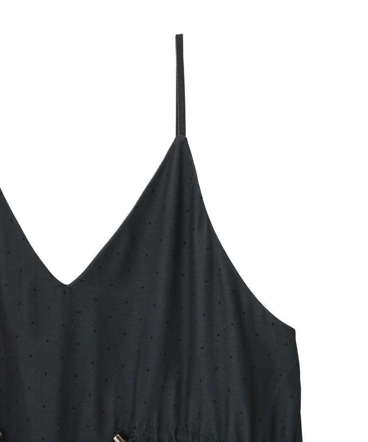 AMERICAN HOLIC「サイドシャーリングVネックドットキャミワンピース」|ワンピース|