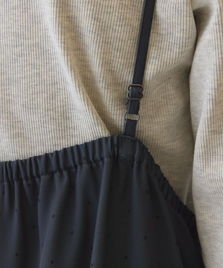 AMERICAN HOLIC「サイドシャーリングVネックドットキャミワンピース」|ワンピース|