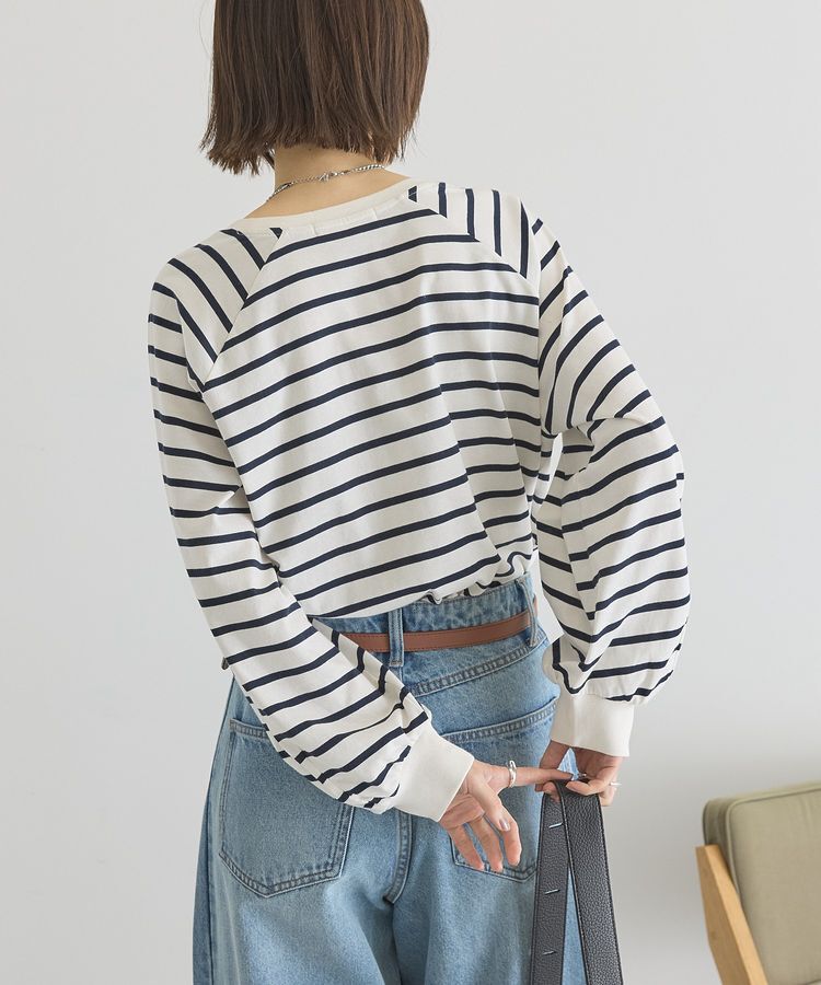 AMERICAN HOLIC「フレアラグランボーダーロンT」|Tシャツ・カットソー|