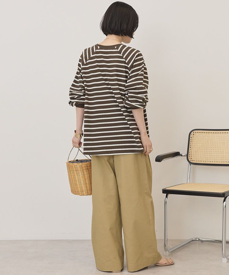 AMERICAN HOLIC「フレアラグランボーダーロンT」|Tシャツ・カットソー|