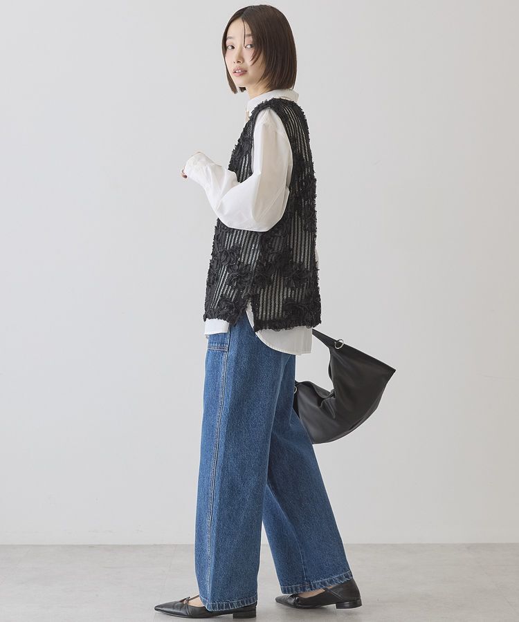 AMERICAN HOLIC「【選べる丈】Vネックレースベスト」|ベスト・ジレ|