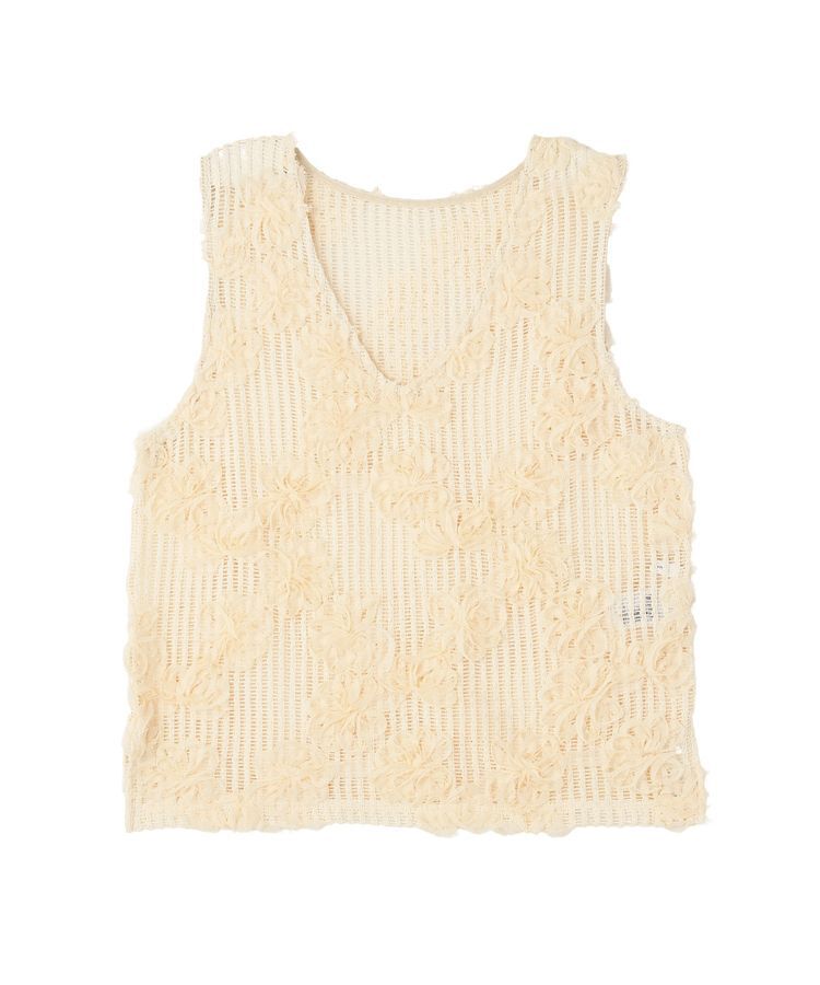 AMERICAN HOLIC「【選べる丈】Vネックレースベスト」|ベスト・ジレ|