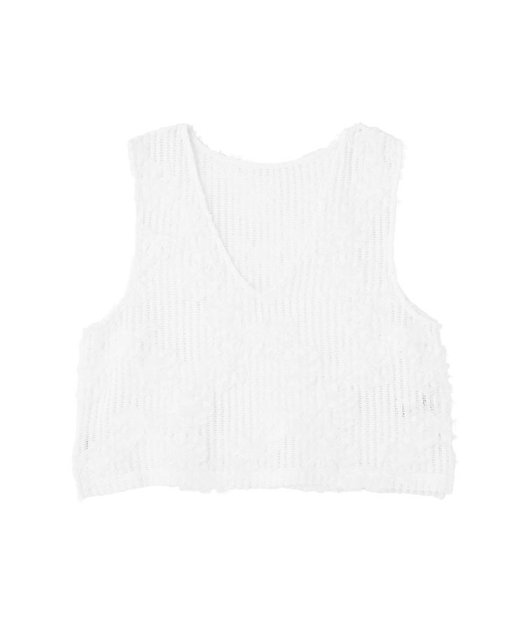 AMERICAN HOLIC「【選べる丈】Vネックレースベスト」|ベスト・ジレ|