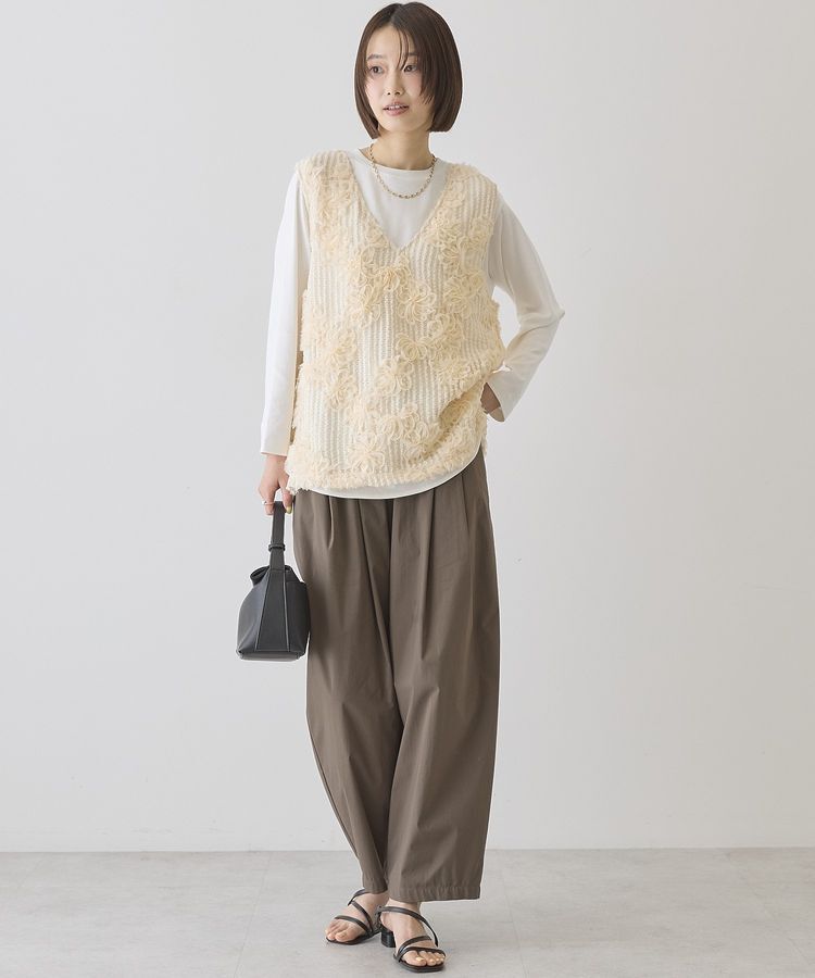 AMERICAN HOLIC「【選べる丈】Vネックレースベスト」|ベスト・ジレ|