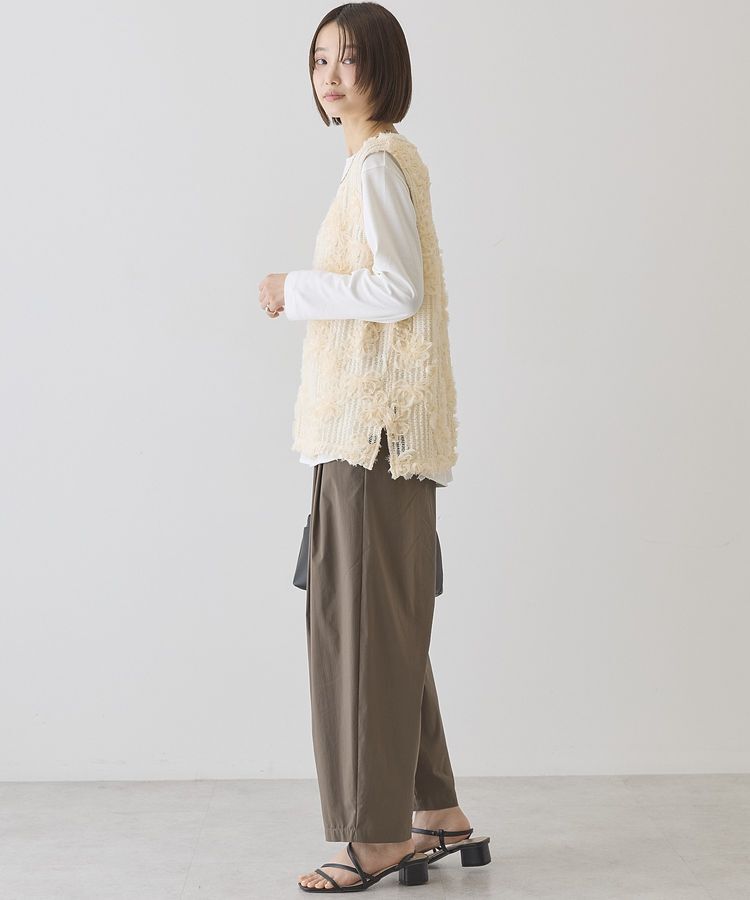 AMERICAN HOLIC「【選べる丈】Vネックレースベスト」|ベスト・ジレ|