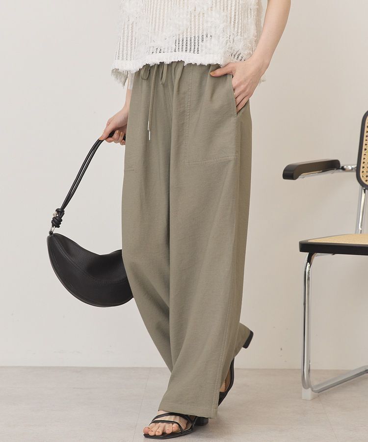 AMERICAN HOLIC「【マルチ機能】ベイカーリラックスパンツ」|その他|Khaki