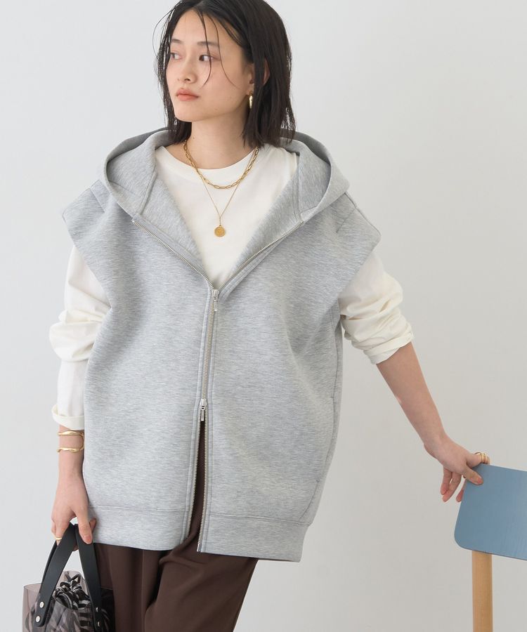 AMERICAN HOLIC「ポンチZIPフーディーベスト」|ベスト・ジレ|