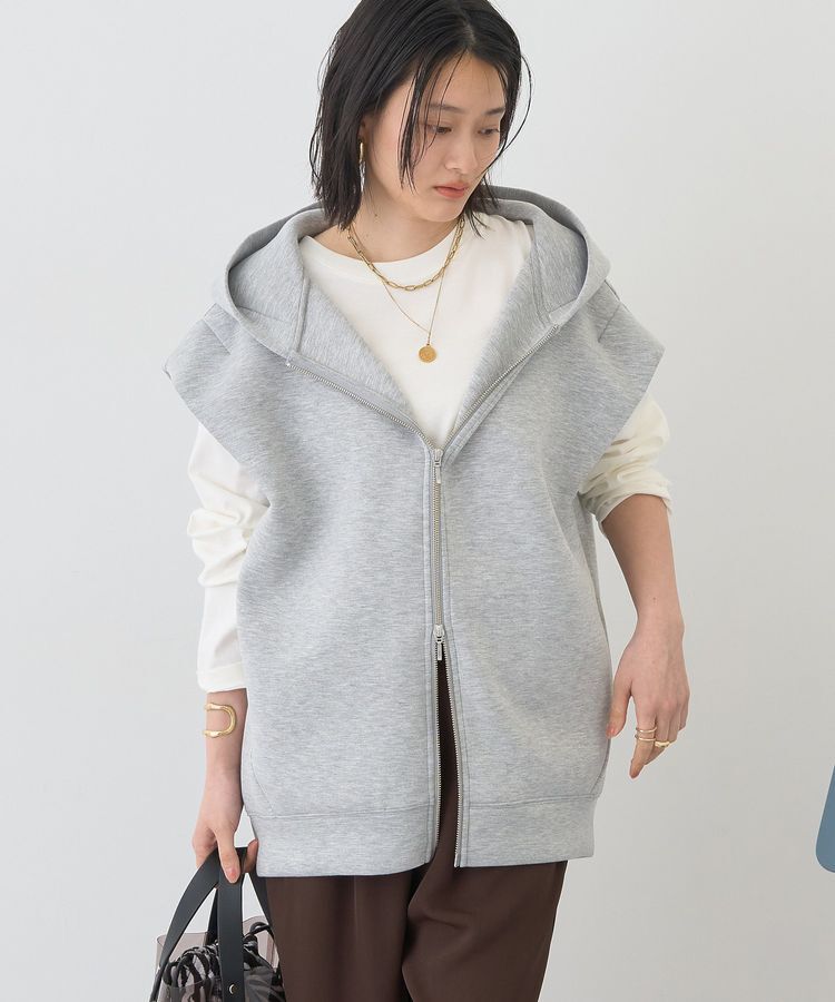 AMERICAN HOLIC「ポンチZIPフーディーベスト」|ベスト・ジレ|