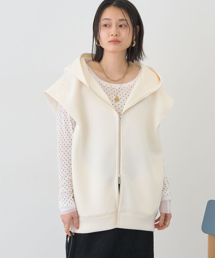 AMERICAN HOLIC「ポンチZIPフーディーベスト」|ベスト・ジレ|