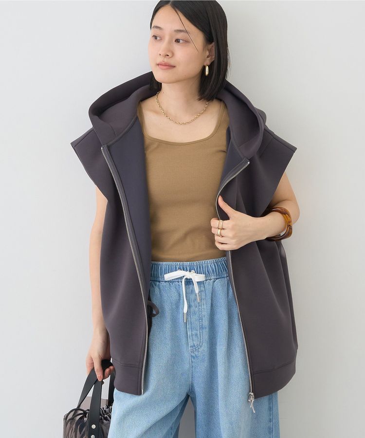 AMERICAN HOLIC「ポンチZIPフーディーベスト」|ベスト・ジレ|