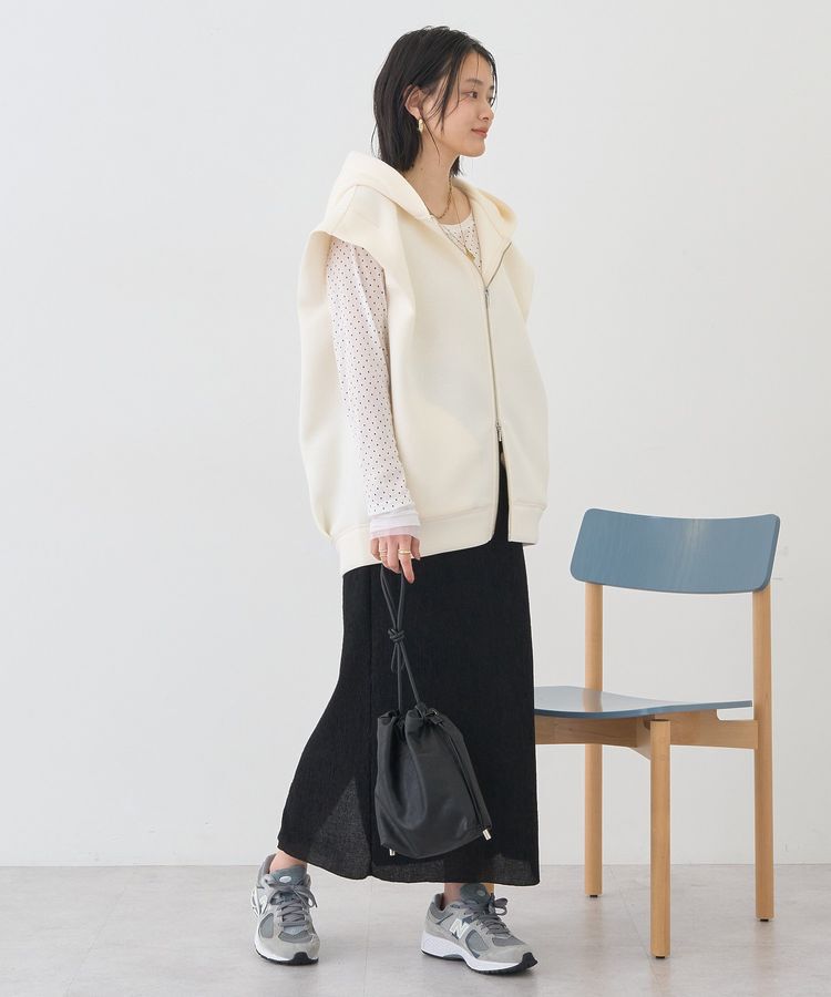 AMERICAN HOLIC「ポンチZIPフーディーベスト」|ベスト・ジレ|