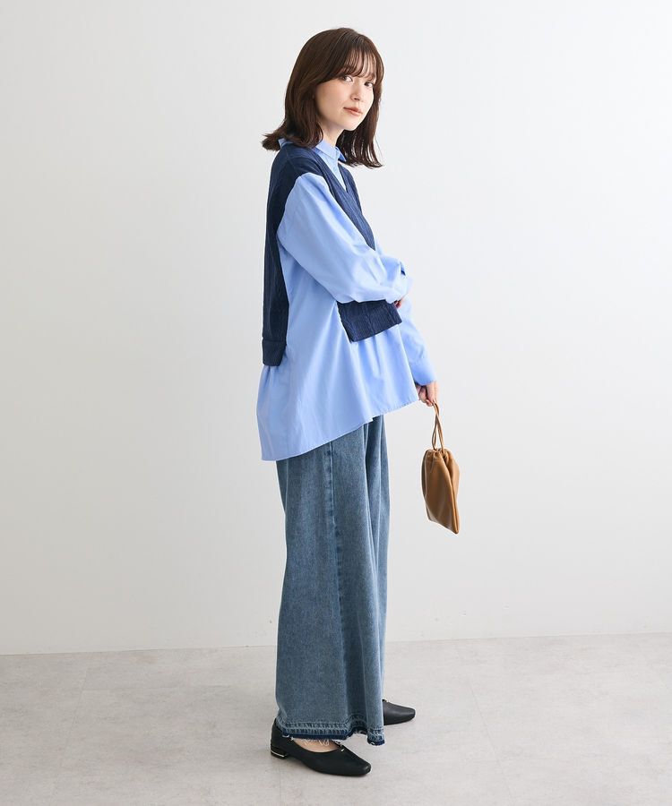 Green Parks「カットモールドッキングシャツチュニック」|チュニック|