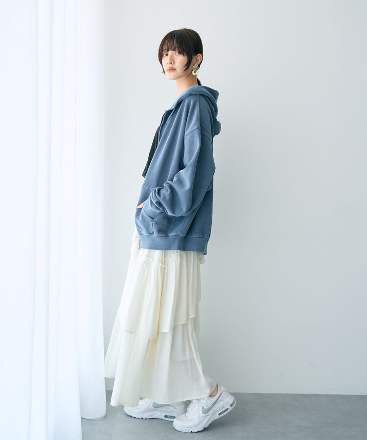 YECCA VECCA「アシンメトリーラッフルスカート」|フレア|