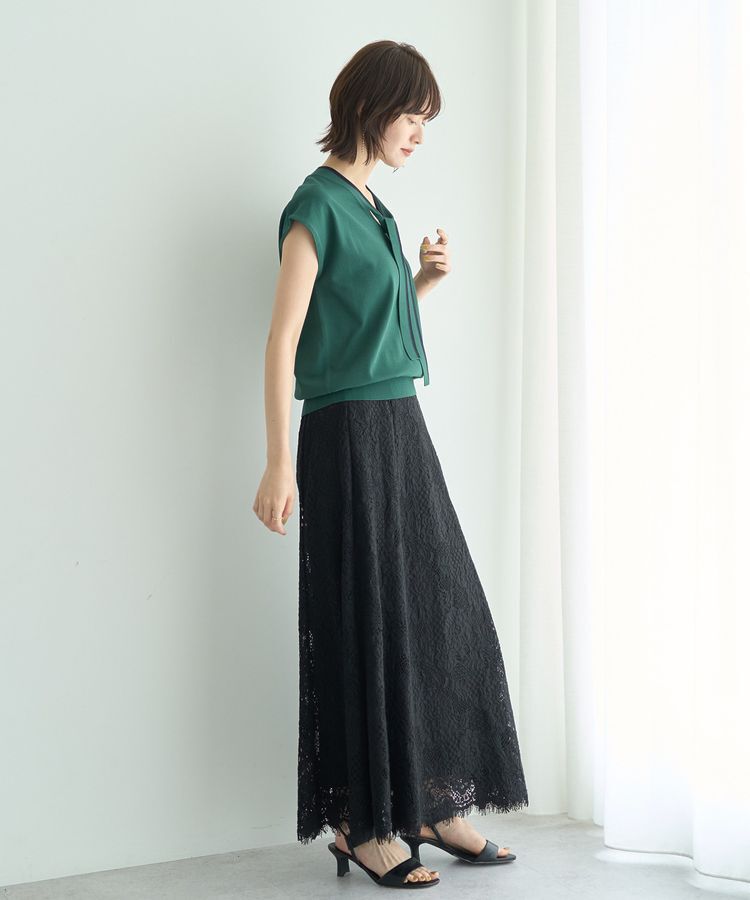YECCA VECCA「スカラップレースマーメイドスカート」|フレア|