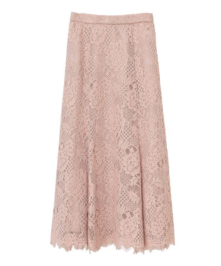 YECCA VECCA「スカラップレースマーメイドスカート」|フレア|