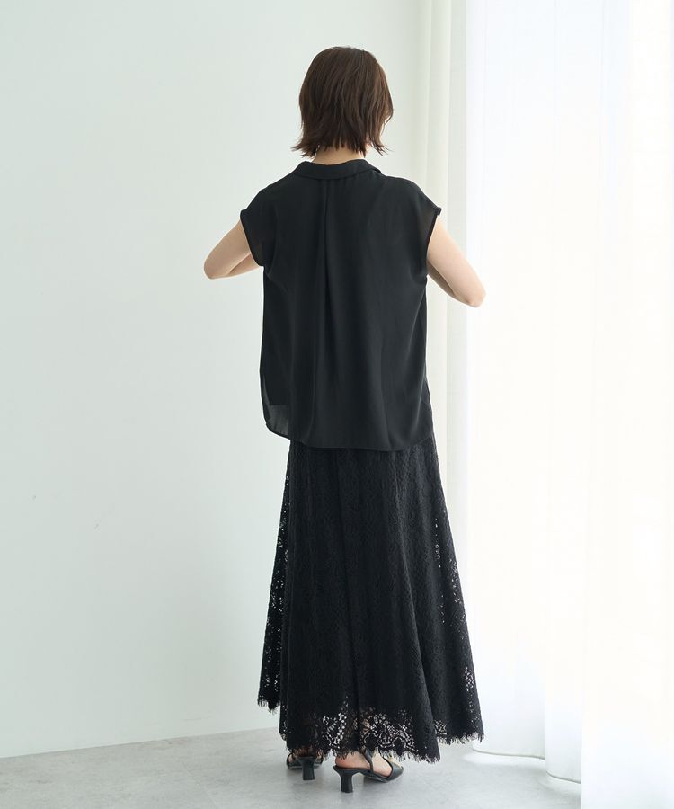 YECCA VECCA「スカラップレースマーメイドスカート」|フレア|