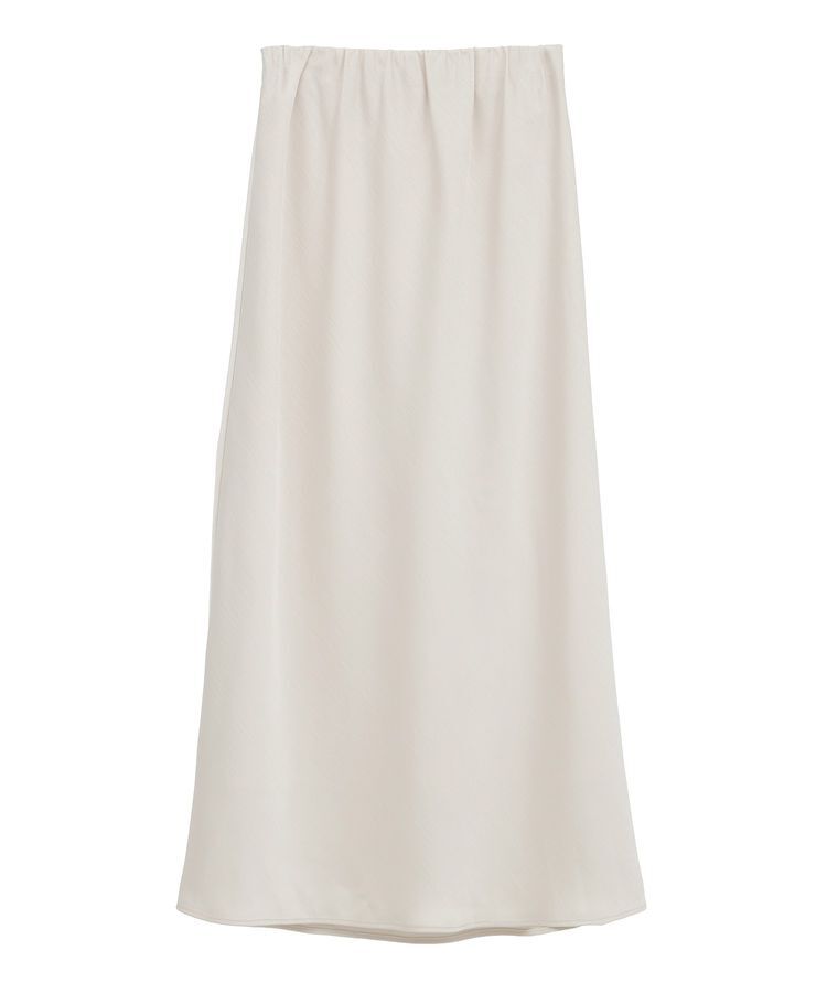 YECCA VECCA「サテンフレアスカート」|フレア|