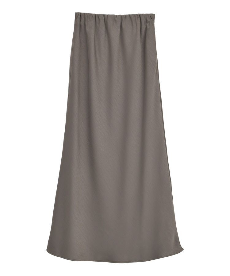 YECCA VECCA「サテンフレアスカート」|フレア|