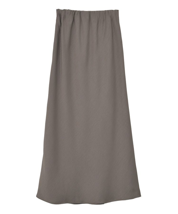 YECCA VECCA「サテンフレアスカート」|フレア|