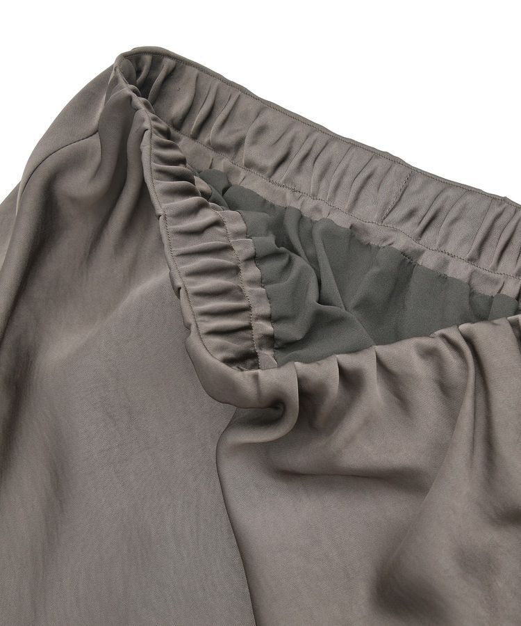 YECCA VECCA「サテンフレアスカート」|フレア|