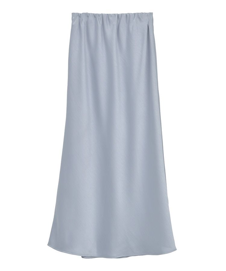 YECCA VECCA「サテンフレアスカート」|フレア|