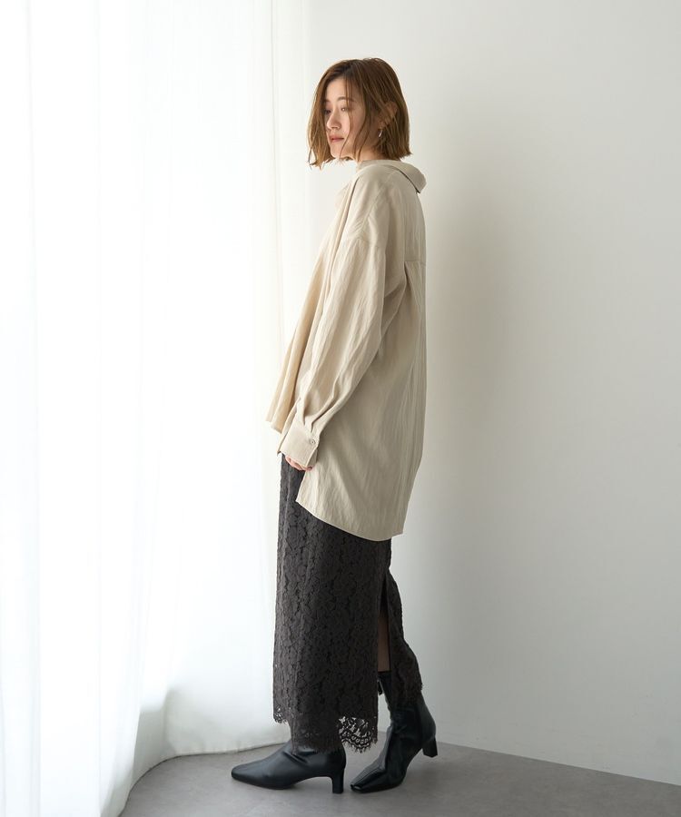 YECCA VECCA「レースナロースカート」|タイト|