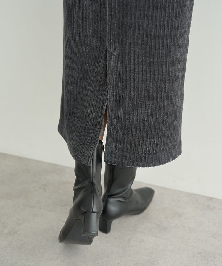 YECCA VECCA「コーデュロイナロースカート」|タイト|