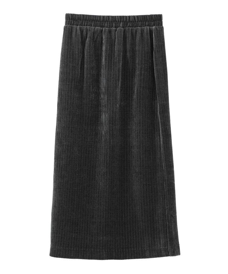 YECCA VECCA「コーデュロイナロースカート」|タイト|