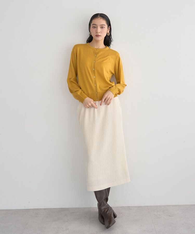 YECCA VECCA「コーデュロイナロースカート」|タイト|