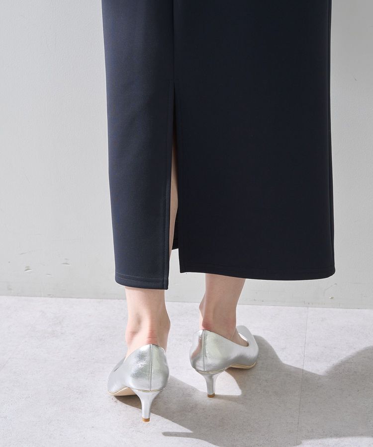 YECCA VECCA「ダンボールニットナロースカート」|タイト|