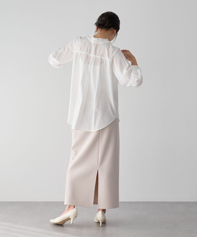 YECCA VECCA「ダンボールニットナロースカート」|タイト|