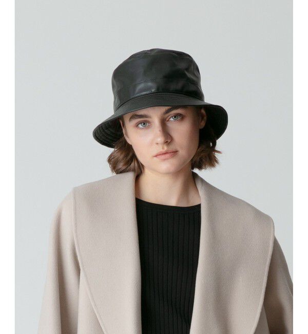 allureville「【GRILLO(グリーロ)】 ECO LEATHER BUCKET HAT」|ハット|