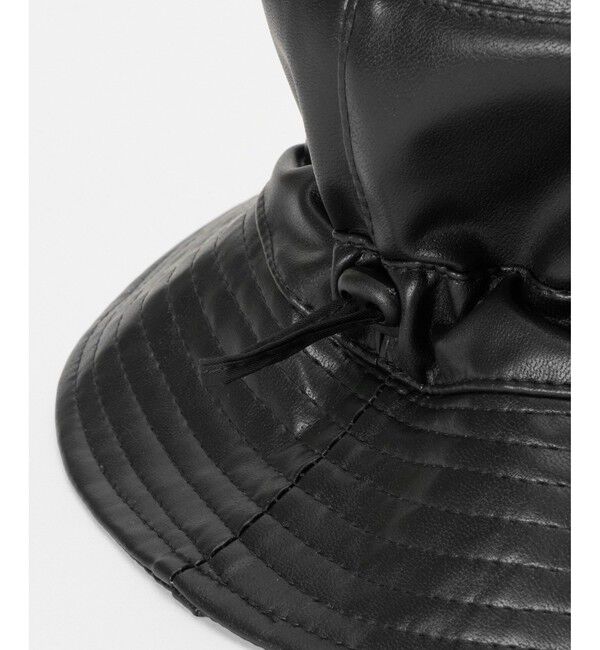 allureville「【GRILLO(グリーロ)】 ECO LEATHER BUCKET HAT」|ハット|