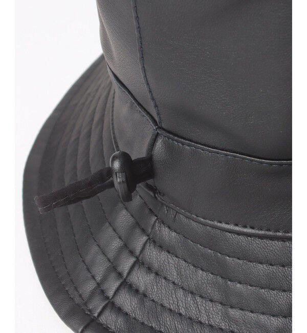 allureville「【GRILLO(グリーロ)】 ECO LEATHER BUCKET HAT」|ハット|