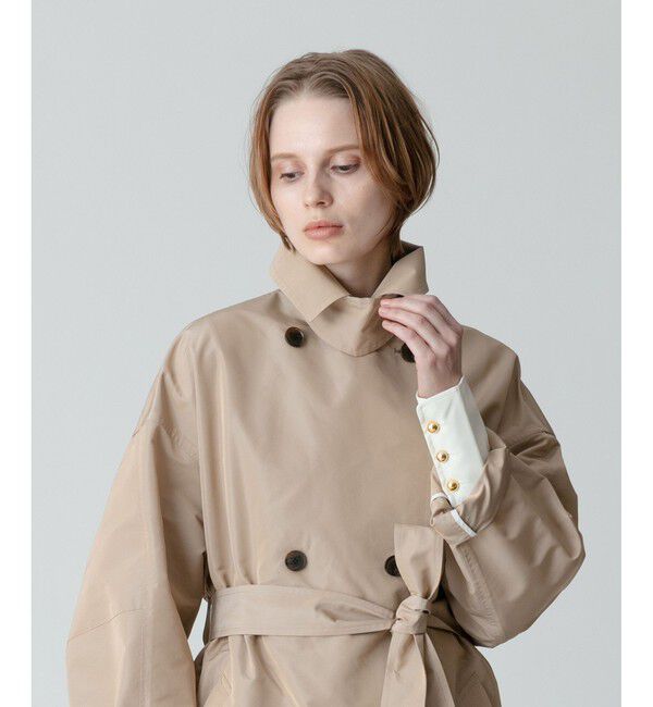 allureville「マイクロタフタトレンチコート」|トレンチコート|