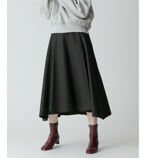 allureville「マチフレアスカート」|スカート|ブラック