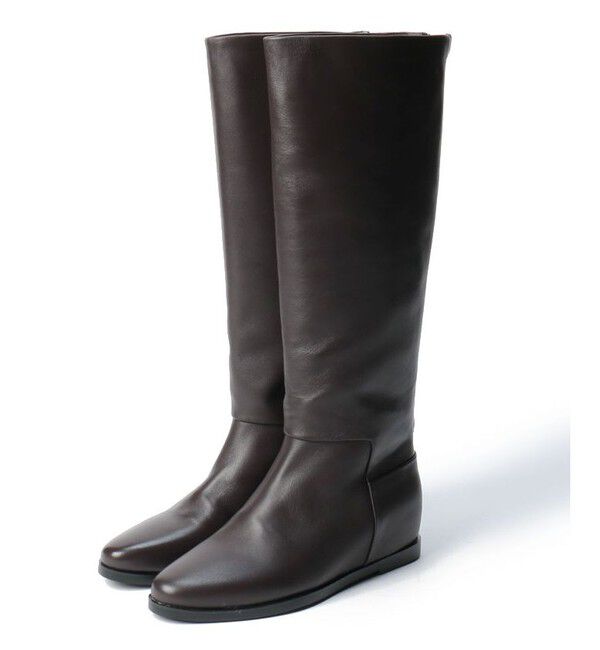 allureville「バックジップロングブーツ」|ロングブーツ|