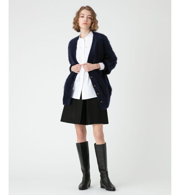 allureville「バックジップロングブーツ」|ロングブーツ|