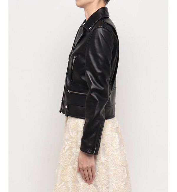 allureville「ラムレザーライダース」|ブルゾン・スタジャン|