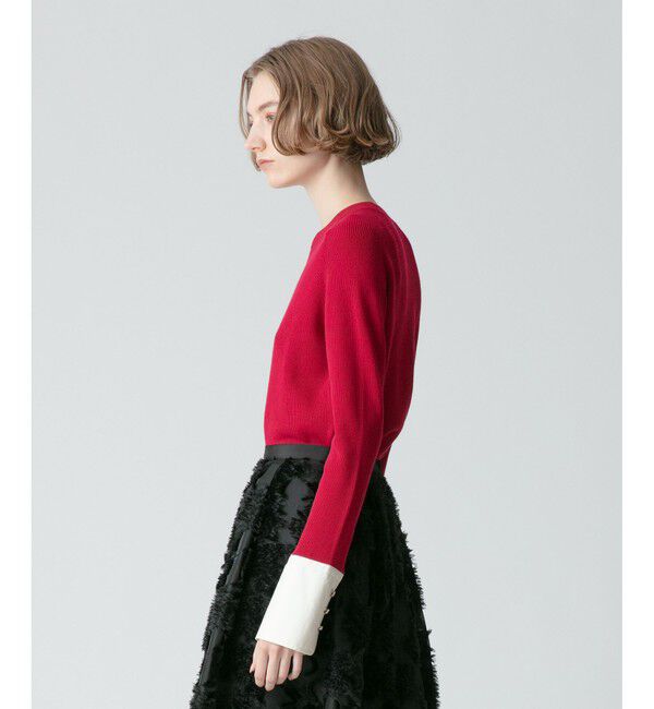 allureville「シャツカフスコンビプルオーバー」|その他|