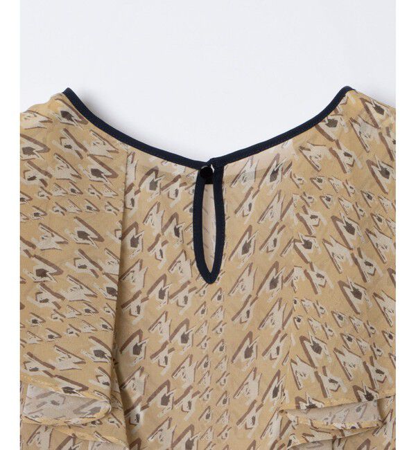 allureville「バイヤスチドリプリントフレアスリーブブラウス」|その他|