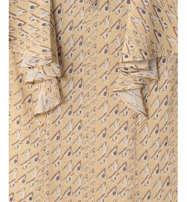 allureville「バイヤスチドリプリントフレアスリーブブラウス」|その他|