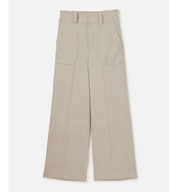 allureville「【セットアップ対応可能】麻調カルゼワイドパンツ」|その他|