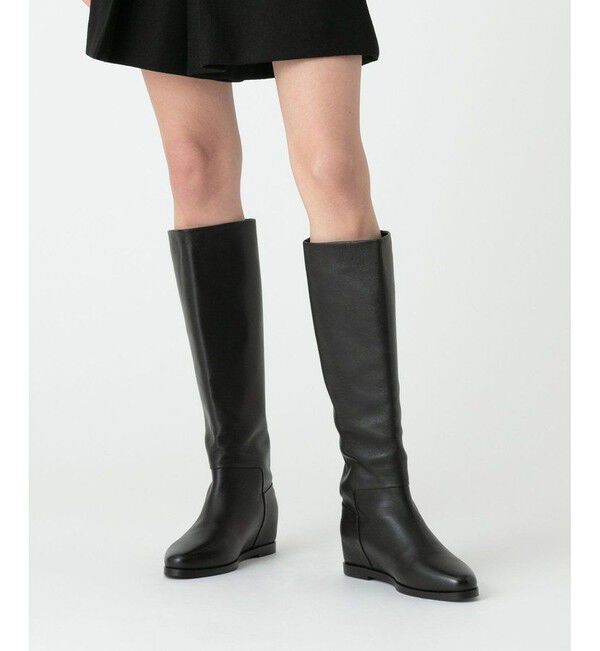 allureville「バックジップロングブーツ」|ロングブーツ|