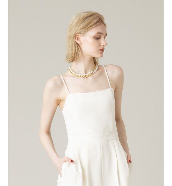 LOULOU WILLOUGHBY「【LOULOU WILLOUGHBY】ビスチェオールインワン」|オールインワン|