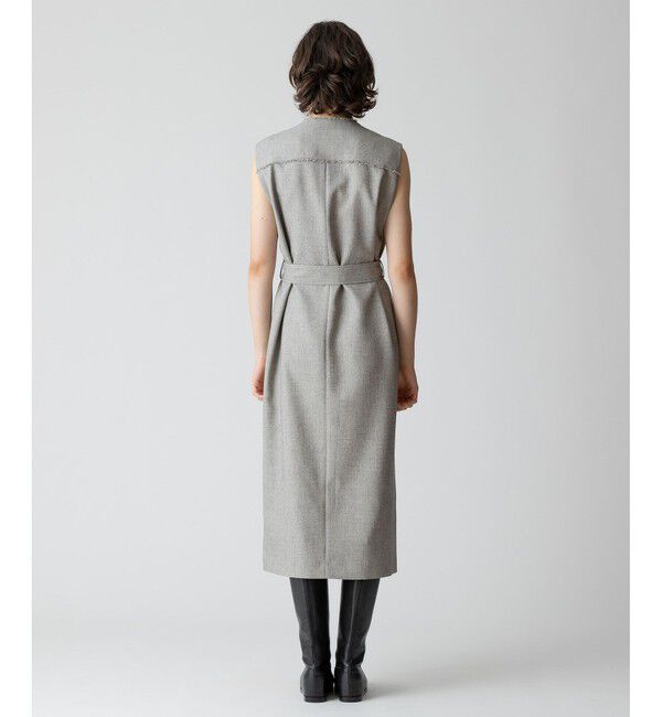 allureville「メランジミニヘリンボンジレワンピース」|ワンピース|